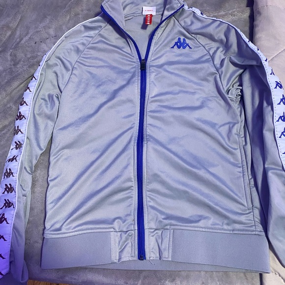 Kappa Other - Kappa Men's Gray and Blue Track Jacket Size Small